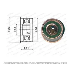 Tensor De Correa HAN 24450-33010/K