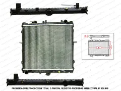 Radiador ZETRA K012-15200A