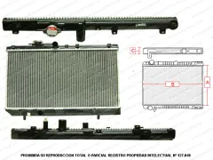 Radiador TOPART H&Q 1002-D104