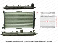 Radiador TOPART H&Q 1002-DA105