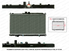 Radiador TOPART H&Q 1002-M107