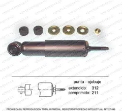 Amortiguador KAYABA 443080-KA-1779A