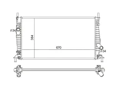 Radiador ZJR KG833013